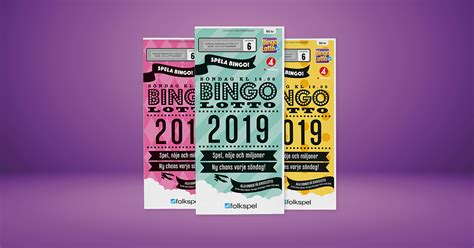 folkspel bingolotto logga in|Rätta lotten